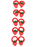 Strawberry Hair Ties
