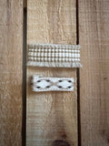 Embroidered Braided Hair Clips