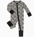 Black and White Checkered Daisy Bamboo Sleeper