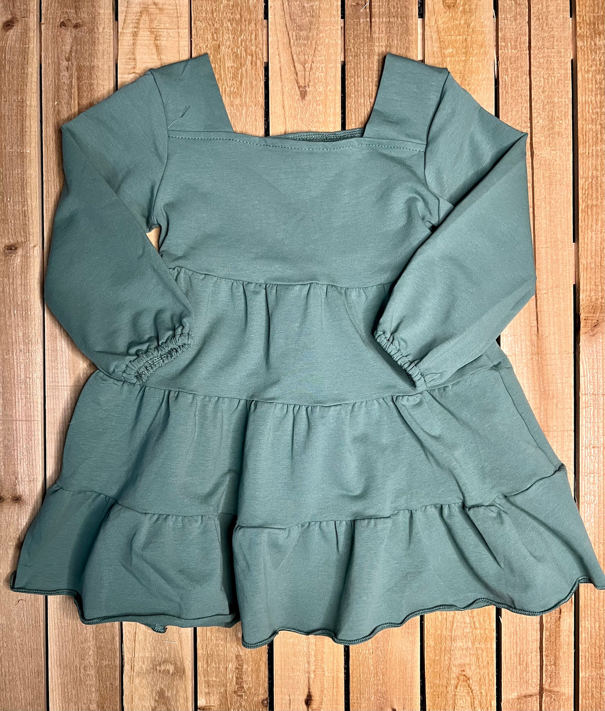 Sage Tiered Dress