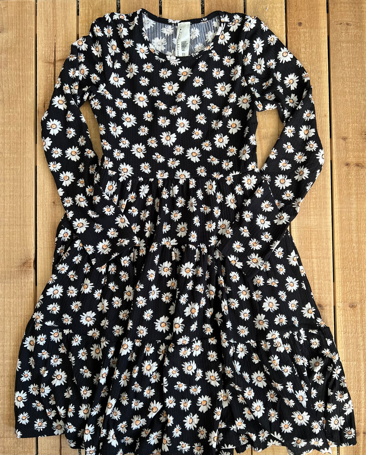Daisy Print Tiered Dress