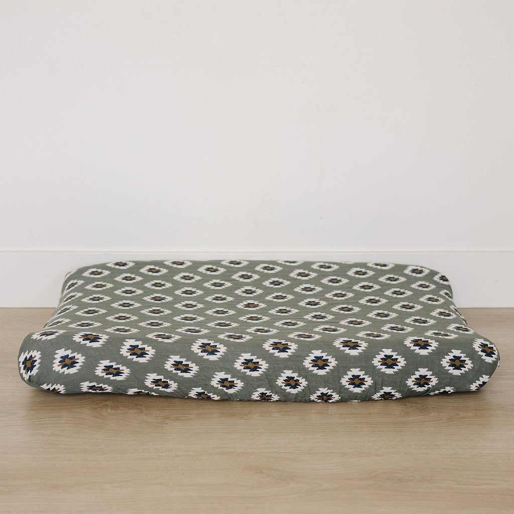 Southwest Aztec Muslin Changing Pad Cover
