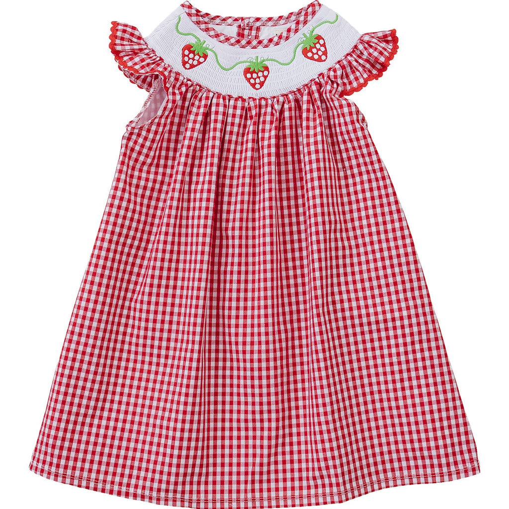 Gingham Strawberry Dress
