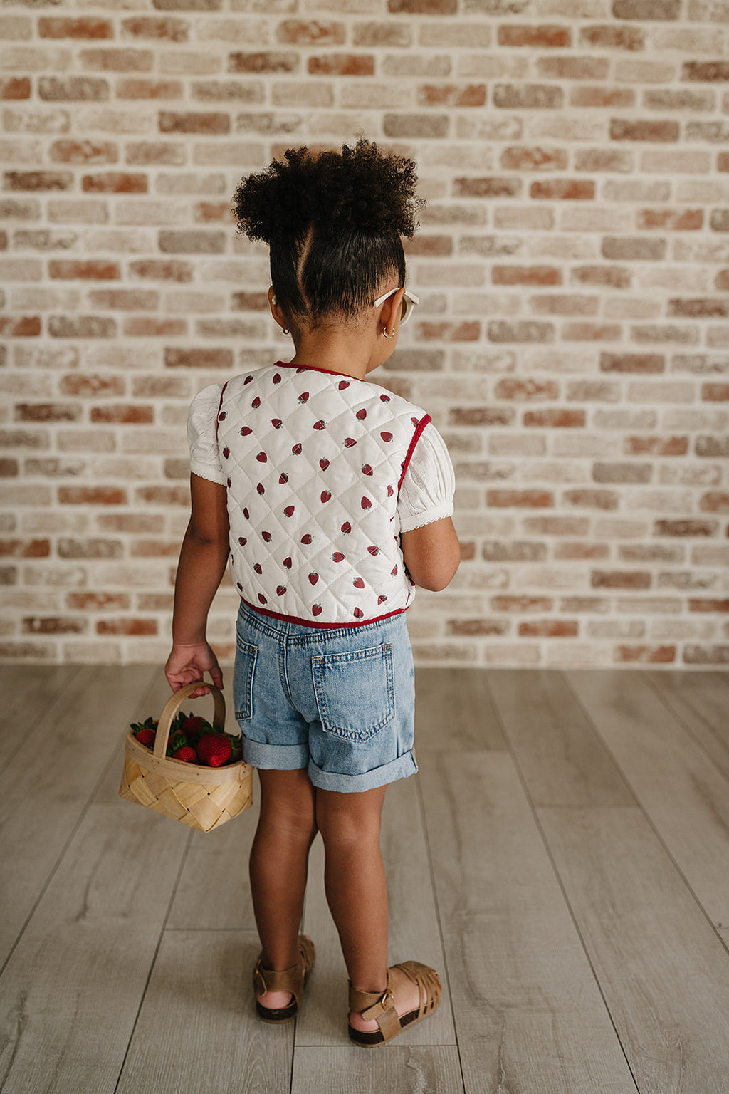Strawberry Quilted Vest